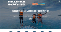 Desktop Screenshot of halifaxboatshow.com